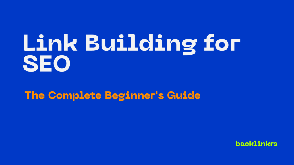 Link Building for SEO